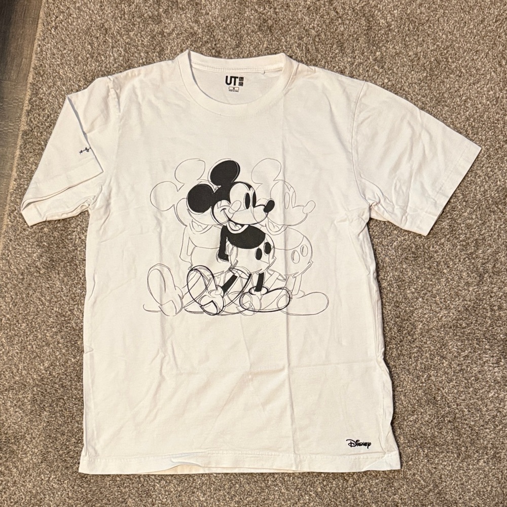 Disney White Mickey Mouse Tee
